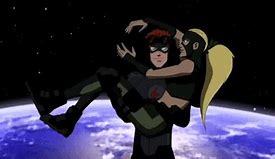 Image result for Kid Flash and Artemis Kiss