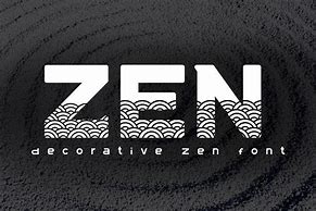 Image result for Zen Font