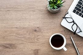 Image result for Image Work Desk with Laptop and Coffee