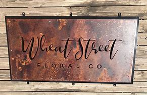 Image result for Large Metal Signs