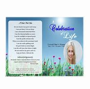 Image result for Celebration of Life Template Free Word