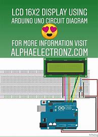 Image result for LCD 16X2 Arduino Connection
