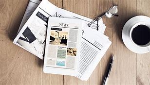 Image result for Newspaper On Table