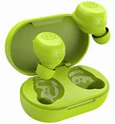 Image result for Wireless Lime Green Ear Buds