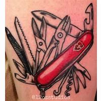 Image result for Swiss Army Knife Tattoo