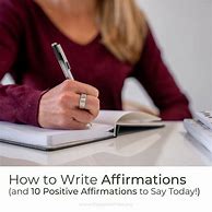 Image result for Writing Affirmations