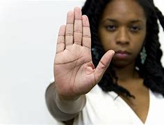 Image result for Person Saying No with Hands