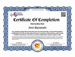 Image result for Cpr Certificate Template