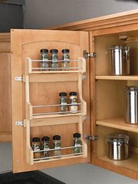 Image result for Spice Rack Cabinet with Doors for Wall