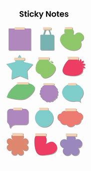 Image result for Post It Notes Shapes