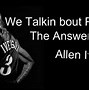 Image result for Allen Iverson Quote