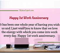 Image result for Happy 1st Work Anniversary Wishes