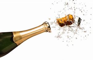Image result for Champagne Bottle Popping Black and White