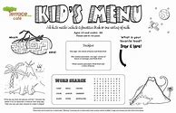 Image result for Creative Names for Kids Menu