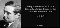Image result for H.G. Wells Bicyle