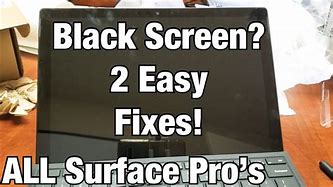 Image result for Half Black Screen On Surface Pro