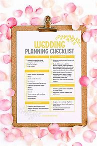 Image result for Free Printable Simple Wedding Planner