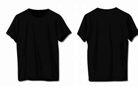 Image result for Blank Black T-Shirt