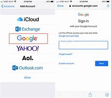 Image result for Google Account On iPhone