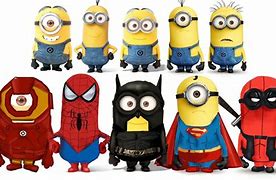 Image result for +Minions Dressed as Super Heroes