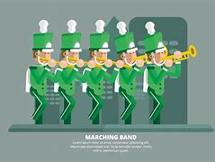 Image result for Marching Band Illustration
