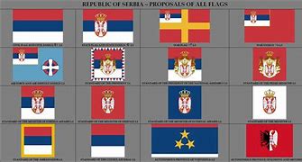 Image result for Fictional Flag of Serbia