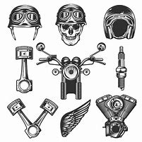 Image result for Premium Motorcycle Parts Vector