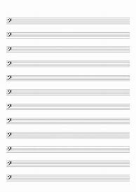 Image result for Blank Bass Clef Staff