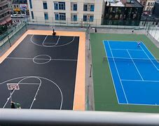 Image result for Rooftop Basketball Court