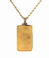 Image result for Credit Suisse Gold Bar Pendant