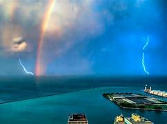 Image result for Underwater Tornado Lightning Rainbow