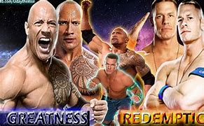 Image result for Wrestlemanua The Rock V John Cena