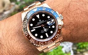 Image result for Rolex GMT Mat 2 Rose Gold