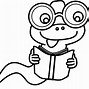 Image result for Bookworm ClipArt Black and White