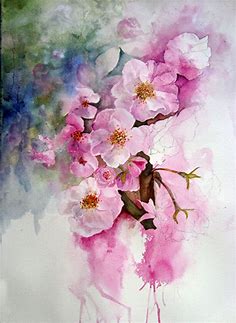 Watercolour Florals: Cherry Blossom