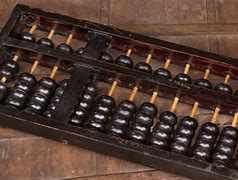 Image result for Antique Chinese Wooden Abacus