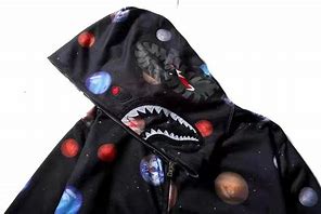 Image result for BAPE Galaxy Shark Full Zip Hoodie