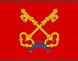 Image result for Flag of Papal States