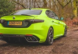 Image result for Alfa Romeo Giulia Lime Green