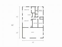 Image result for 40 X 60 Barndominium Floor Plans