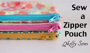 Image result for How to Make a Small Zipper Pouch