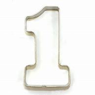 Image result for Blue Number 1 Cookie Cutter