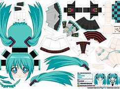 Image result for Papercraft Anime Cute