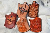 Image result for Tooled Leather Phone Holster