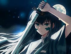 Image result for Muichirou Being Stabbed Demon Slayer