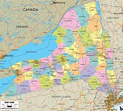 Image result for New York USA Map