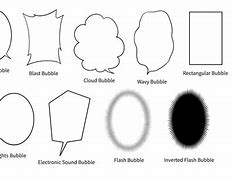 Image result for How to Draw Speech Bubbles