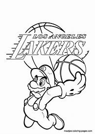 Image result for Coloring Pages Words Lakers