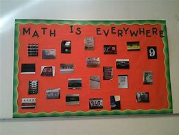 Image result for Math Is Everywhere Bulletin Board