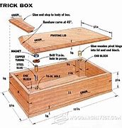 Image result for Free Small Wood Box with Hidden Compartment Plans